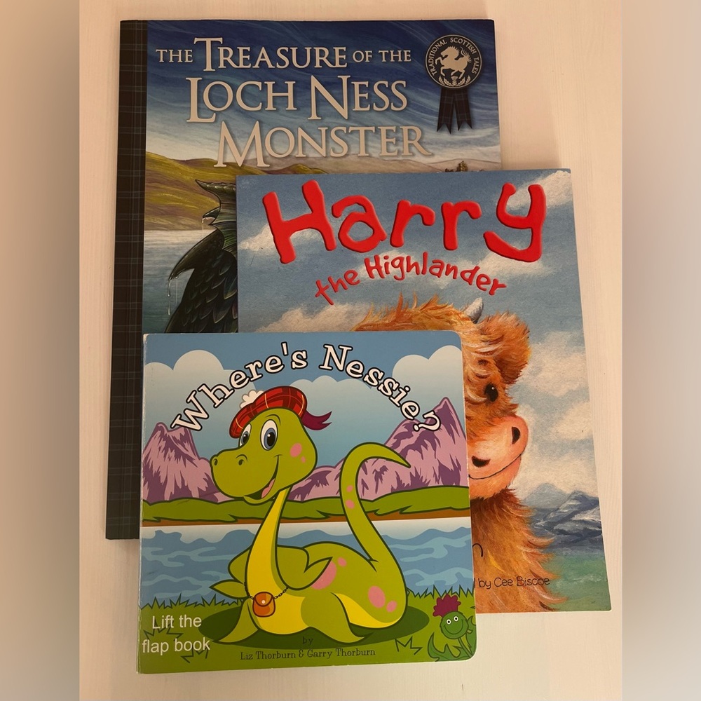 Set of 3 Scotland Themed Children's Books